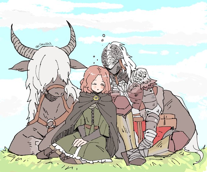すやすや褪せんちゅ一味。
 #ELDENRING #EldenRingFanart 