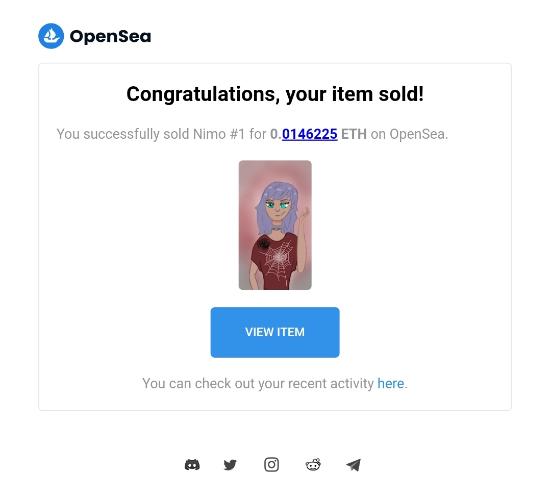 kseni_cher's tweet photo. Nimo 1 sold🥳🥳🥳 Thank you for your support @Kgtoor_.  I advise everyone to check out his collection and follow him😍

❣️And please follow my favourite accounts
@Alina12216
@angrybabyrhinos
@pinhead_jack
@Paq85NFT

#nftsold #nft #nfts #nftcollection https://t.co/jHv38w2Ad8