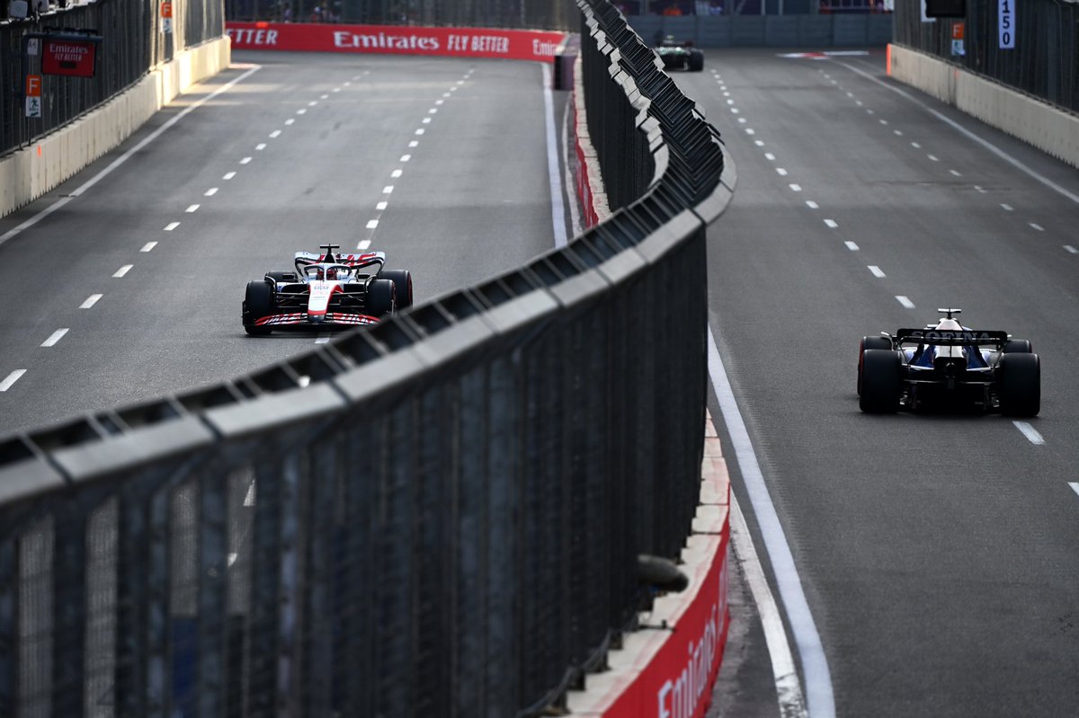 HaasF1Team's tweet photo. Lap 21/51: Leclerc retires with engine issues and Norris pits - that promotes MAG to P11. 

Mick also moves up a place to P17. 

#HaasF1 #AzerbaijanGP https://t.co/JaX7T76aoM