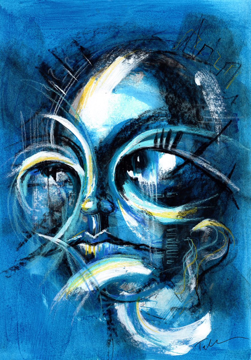tararoskellart's tweet photo. NEW DROP

♦️“Into the Blue”♦️

✅1/1 hand created with mixed media 

⬇️⬇️0.08 $ETH on Opensea

#cryptpartist #NFTartist #NFTart

https://t.co/C6yBjmHO5r https://t.co/Bp57WsVWRc