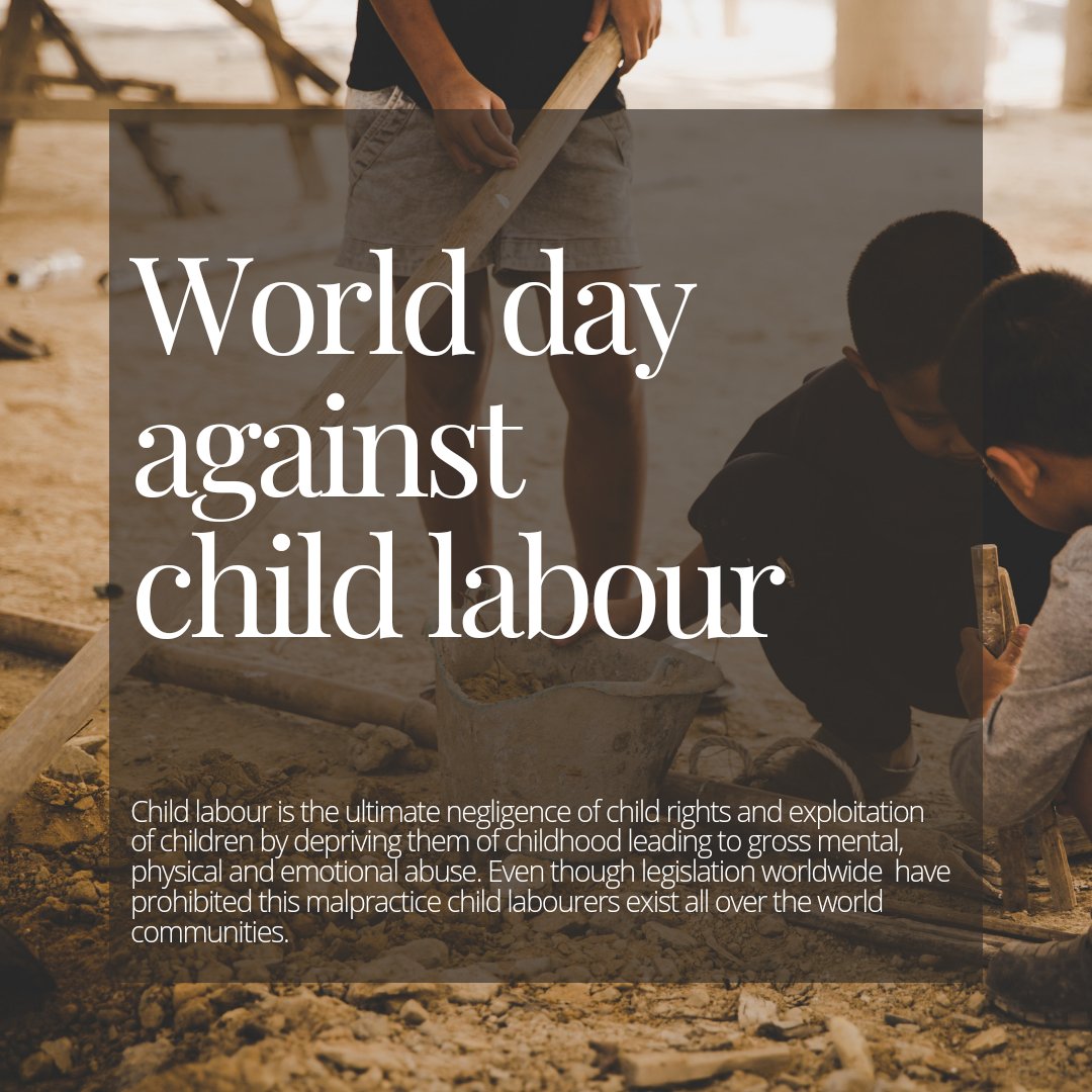 rainbowhomesin's tweet photo. #WorldDayAgainstChildLabour from #rainbowhomesprogram https://t.co/57RbZpQAX6