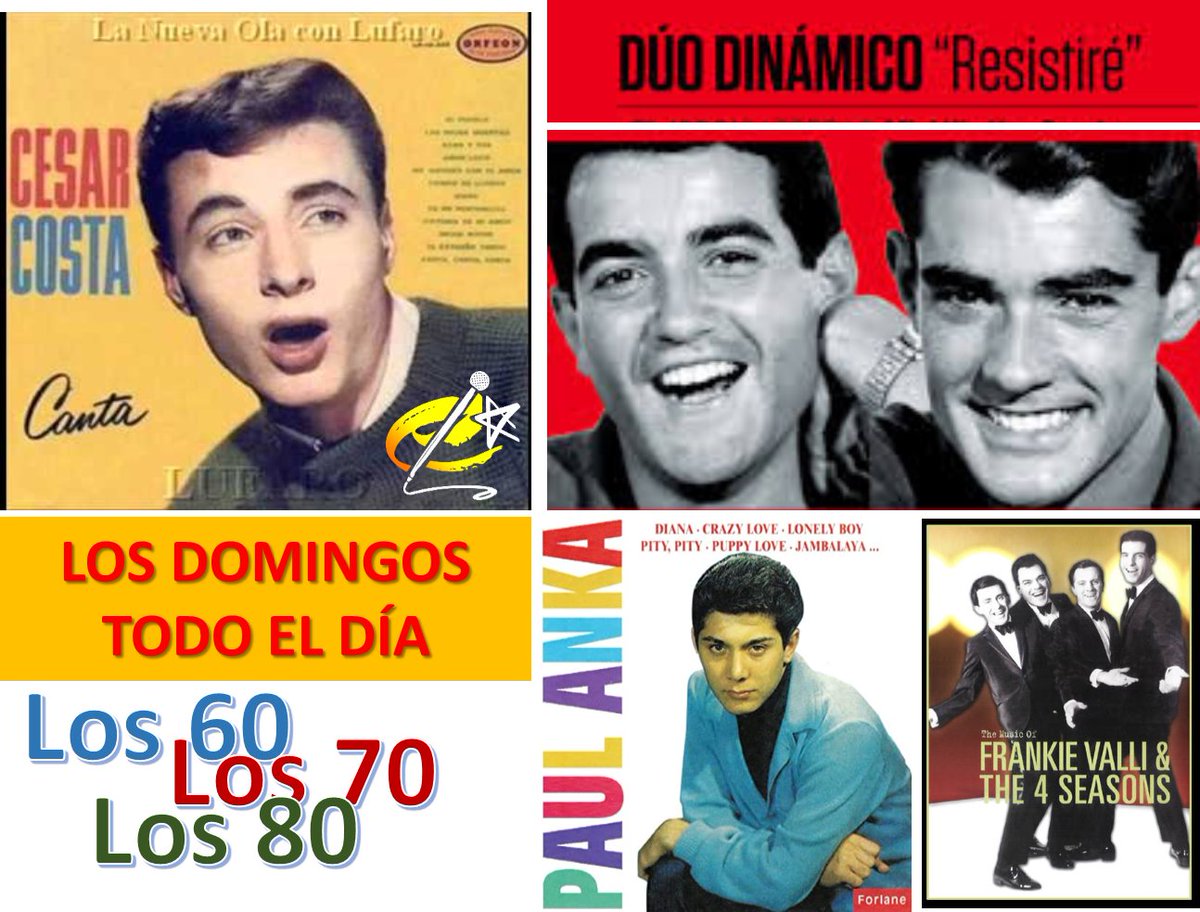 TuMundoEstrella's tweet photo. @ESTRELLATURADIO Está de Aniversario
⭐️2 AÑOS CON LO MEJOR DE TODA LA WEB⭐️
Recuerda que #Hoy DOMINGO TODO EL DÍA
es de los 6⃣0⃣...7⃣0⃣...Y...8⃣0⃣
La Música de la Época de Oro 🎶💕🌟🥁
Escúchala a través de 
🌟  https://t.co/xhb9whJaAe 🌟
Y Dale #play a #TuPerfectoHiloMusical https://t.co/SUqbmFsPEx
