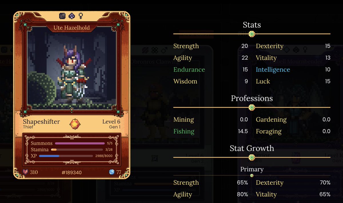DFKnous's tweet photo. Egg!!!
It's been a while since I found one during regular questing.
Here's the hero that found it (and quotes from @DFKumberdale on finding eggs and "rare items")...
$JEWEL #DFK #DefiKingdoms #GameFi #BLEGG #DFKpets #RPG #playtoearn #RNG #Pokemon $ONE $AVAX https://t.co/lmu3BjIYAr