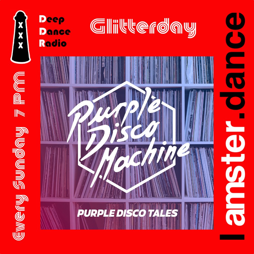 deepdanceradio's tweet image. NEW on deepdanceradio.nl iamsterdance.com the weekly radioshow from 
PurpleDiscoMachine @purple_disco_machine 

Every Sunday at 7 PM CET Purple Disco Tales

#purplediscomachine #glitterday #iamsterdance #deepdanceradio #purplediscotales