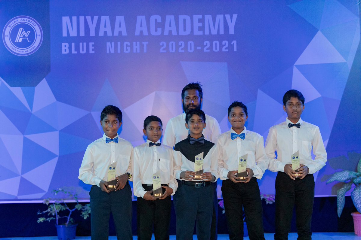Congratulations to the U13 Boys Best 5 Players of Niyaa Academy Futsal Tournament 2021! 💙

📸: <a href="/abeedhmv/">Abdulla Abeedh</a>