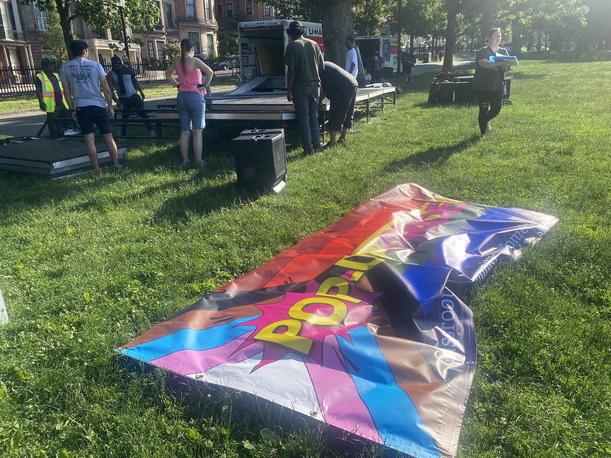 TanyaNeslusan's tweet photo. Today is the day! @PopUpPride #Boston #LGBTQ #Pride https://t.co/wdOV6xAmwf