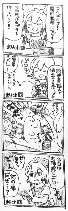 魔理沙ちゃんとプラモデル 