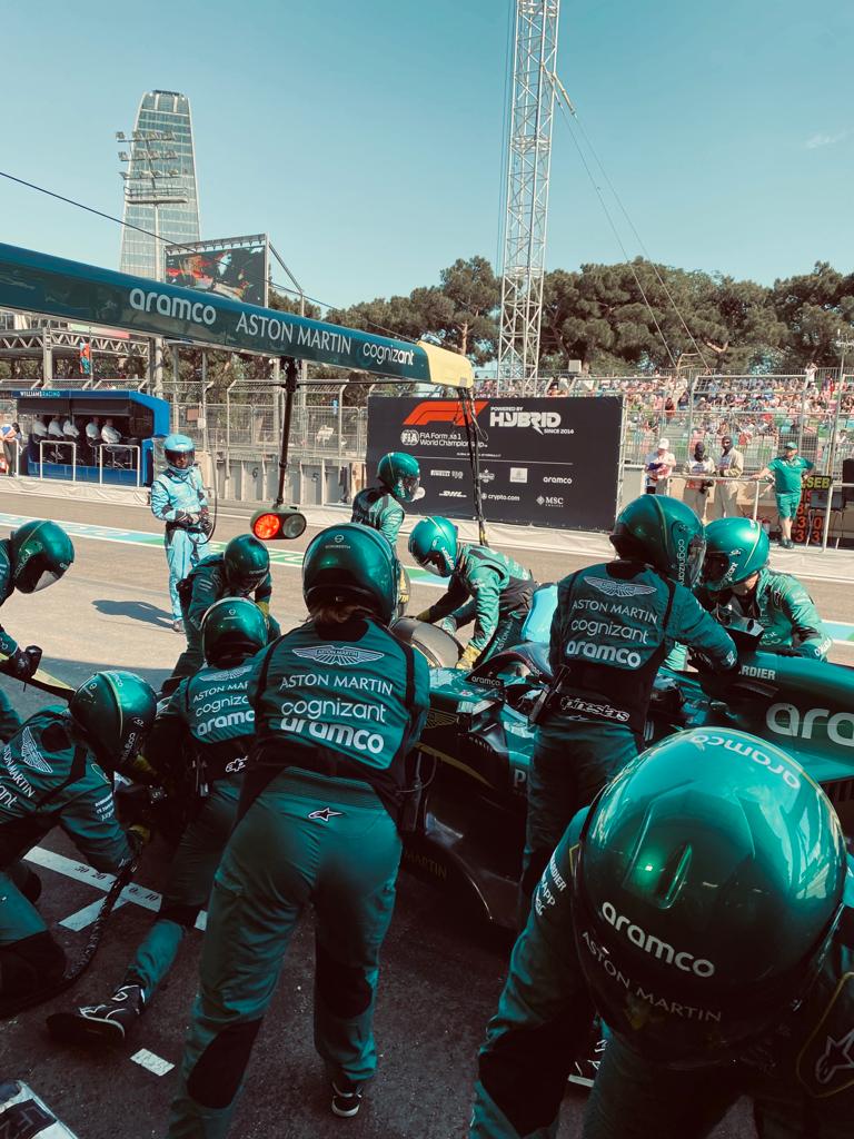 Aston Martin Pit Stop Baku