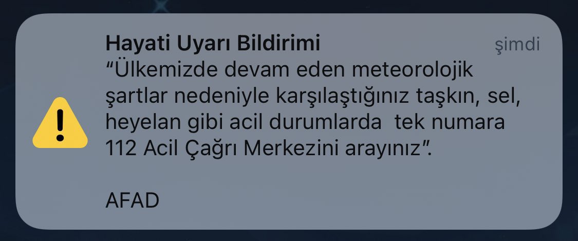 Dogac35's tweet photo. “Hayati Uyarı Bildirimi”ni 112 bildiri mesajı atmak için kullanmak… Deprem oluyor zannettim😡 https://t.co/JUWlh60rAH