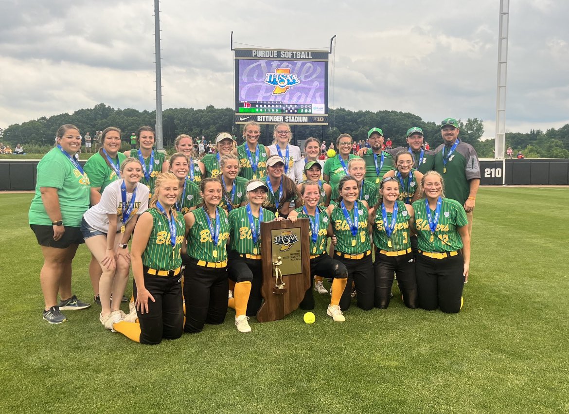 So proud of the effort sportsmanship and character of these young ladies. You represented Eastside well all season. STATE CHAMPS and well deserved. You definitely EARNED IT!! Blazer Pride!!!