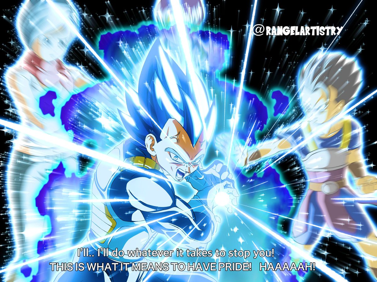 I saw this scene in xenoverse 2 that I liked so much and wanted to redraw!
#DragonBallSuper #vegeta #Xenoverse2 #galickgun