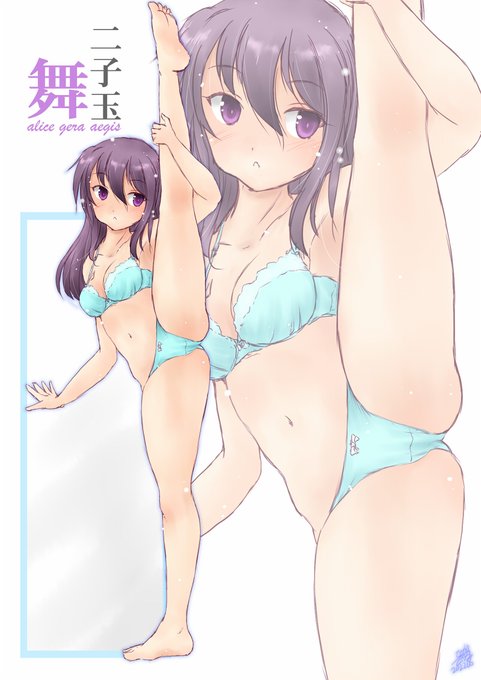 Skebでご依頼いただきました。アリスギア・アイギスよりi字バランス二子玉舞さんです。御依頼分にはおまけで透け差分を付けさせていただきました。ありがとうございました(*'ω`*)
#Skeb 
#アリスギアお絵描き 
#二子玉舞 