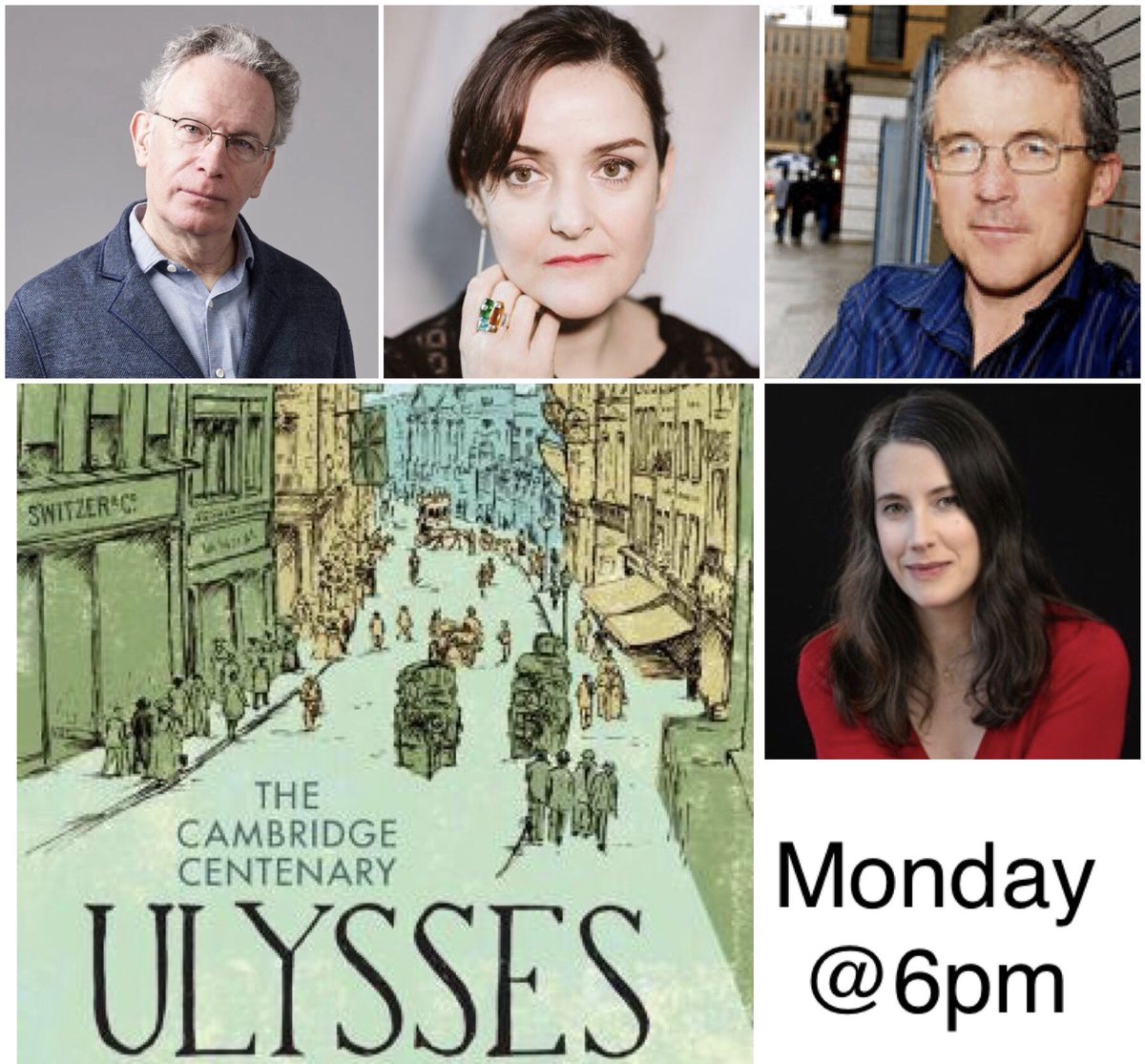 Hodges_Figgis's tweet photo. Bloomsday week begins with a bang tomorrow evening at 6pm on our first floor. Join @NualaNiC in conversation with Catherine Flynn, @fotoole &amp; @FrankmcnallyIT to discuss the stunning new Cambridge Centenary Edition of Ulysses and all things Joyce. #ulysses100 #bloomsday #hfevents https://t.co/q0v52swiIn
