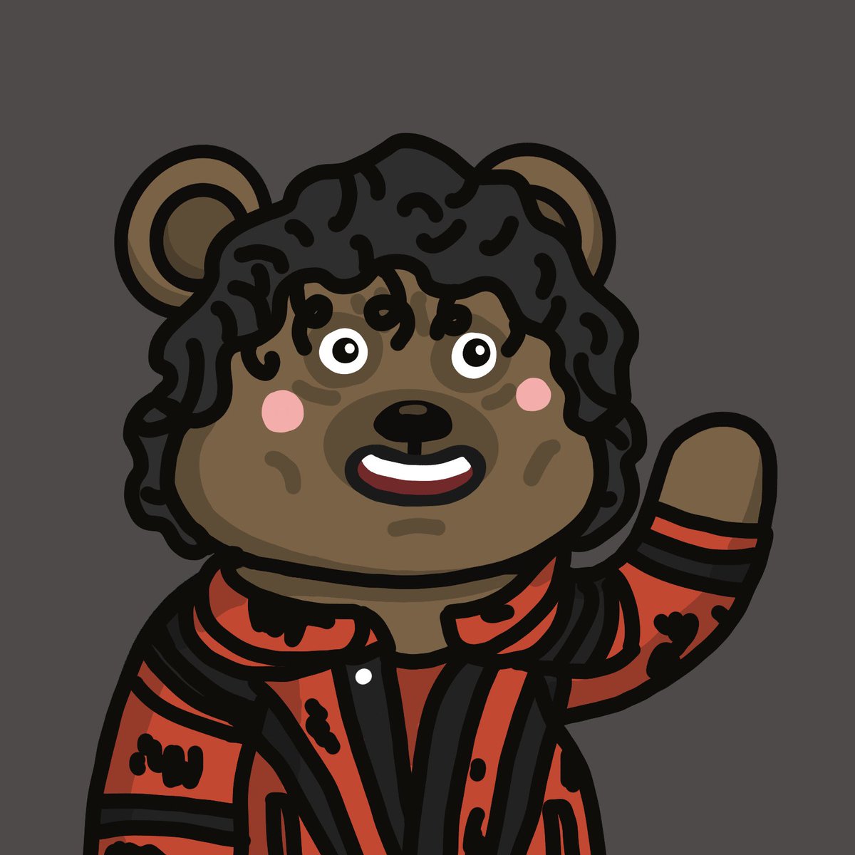 Bearofchris's tweet photo. “If you want to make the world a better place, take a look at yourself, and make a change.” by Michael Jackson | Sneak peek for 3rd wave #starbearofchris. 
 
#opensea #openseanft #bearofchris https://t.co/z6adFnhsOM