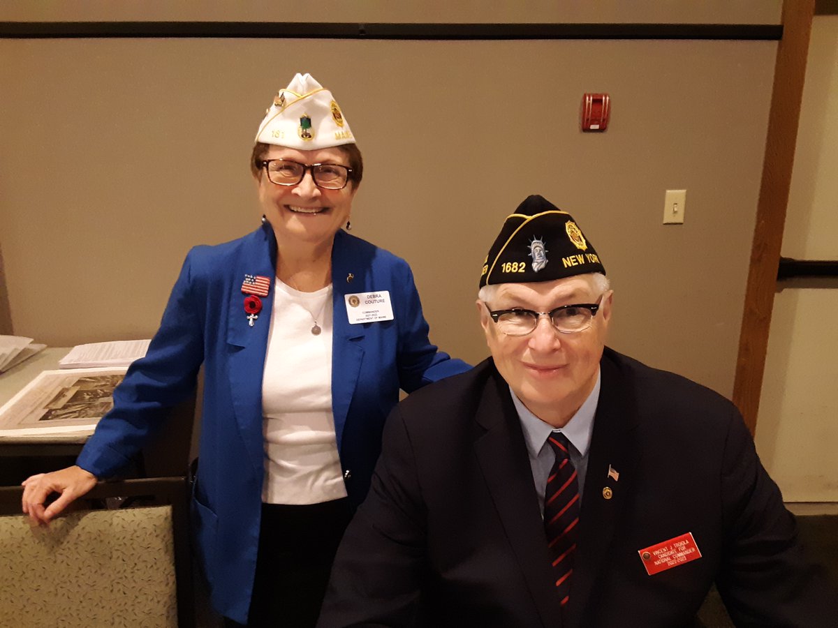 American Legion Department of Maine (@legionmaine) on Twitter photo The American Legion Department of Maine held it's Annual State Convention this weekend in Brewer, ME. Special Guest was V James Triola, leading candidate for National Commander. He talked about the Legion's four pillars and importance of family. <a href="/AmericanLegion/">The American Legion</a> The American Legion Department of Maine held it's Annual State Convention this weekend in Brewer, ME. Special Guest was V James Triola, leading candidate for National Commander. He talked about the Legion's four pillars and importance of family. <a href="/AmericanLegion/">The American Legion</a>