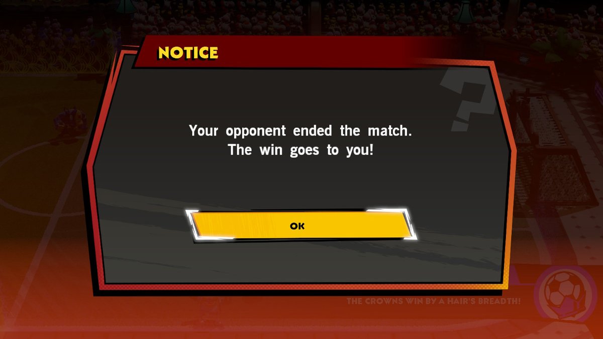 1st rage quit #puppy #MarioStrikers #NintendoSwitch