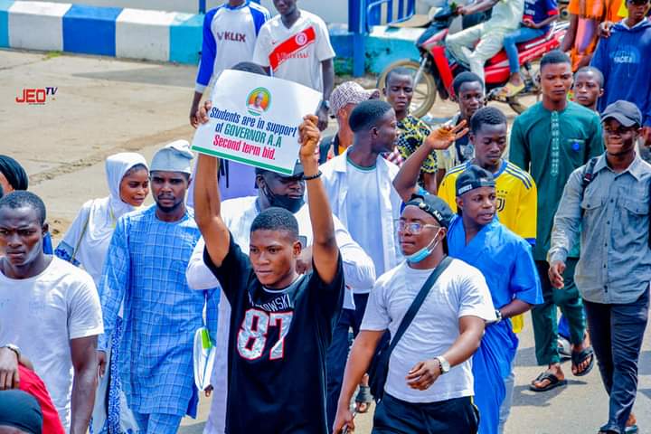 flexishow's tweet image. Ongoing 🔥🔥🔥

AASSG solidarity and endorsement rally in support of the second term ambition of Gov. Abdulrahman Abdulrazaq as the executive Governor of Kwara state.
#AASSG
#MOVEMENTFORPROGRESS

@RealAARahman @rafiuajakaye @Kwara_APC @APCNigeria @APCWestAfrica @YinkaFafoluyi