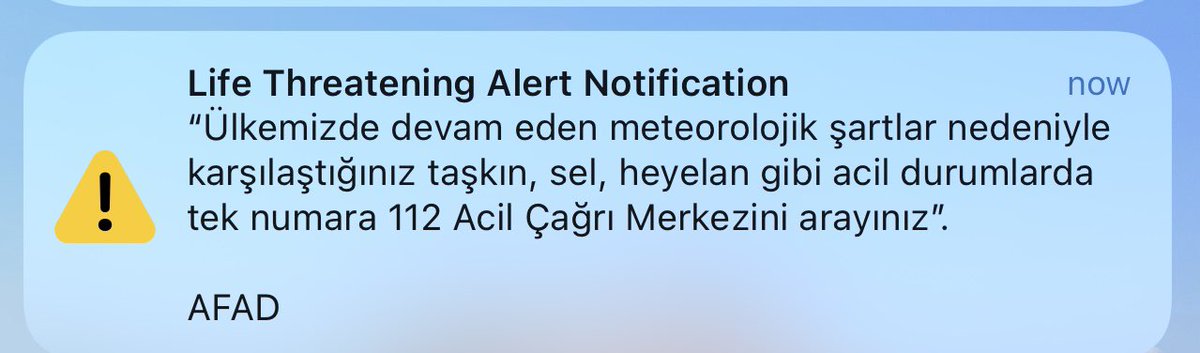 kubryldrm's tweet photo. Aniden gelen siren sesi ve korku #afad #iphone https://t.co/3ecPnBAST7
