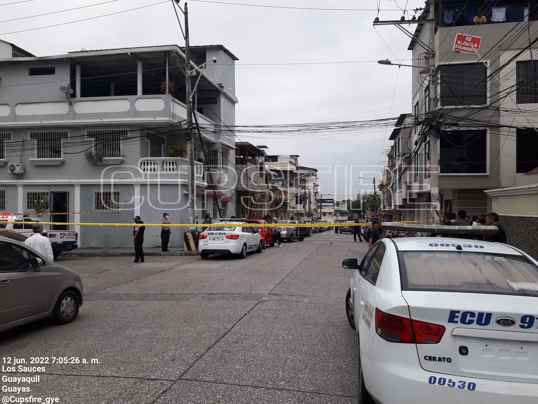 🇪🇨 CUPSFIRE on Twitter "🚨 ULTIMAHORA Sicariato en Sauces 7 atrás de