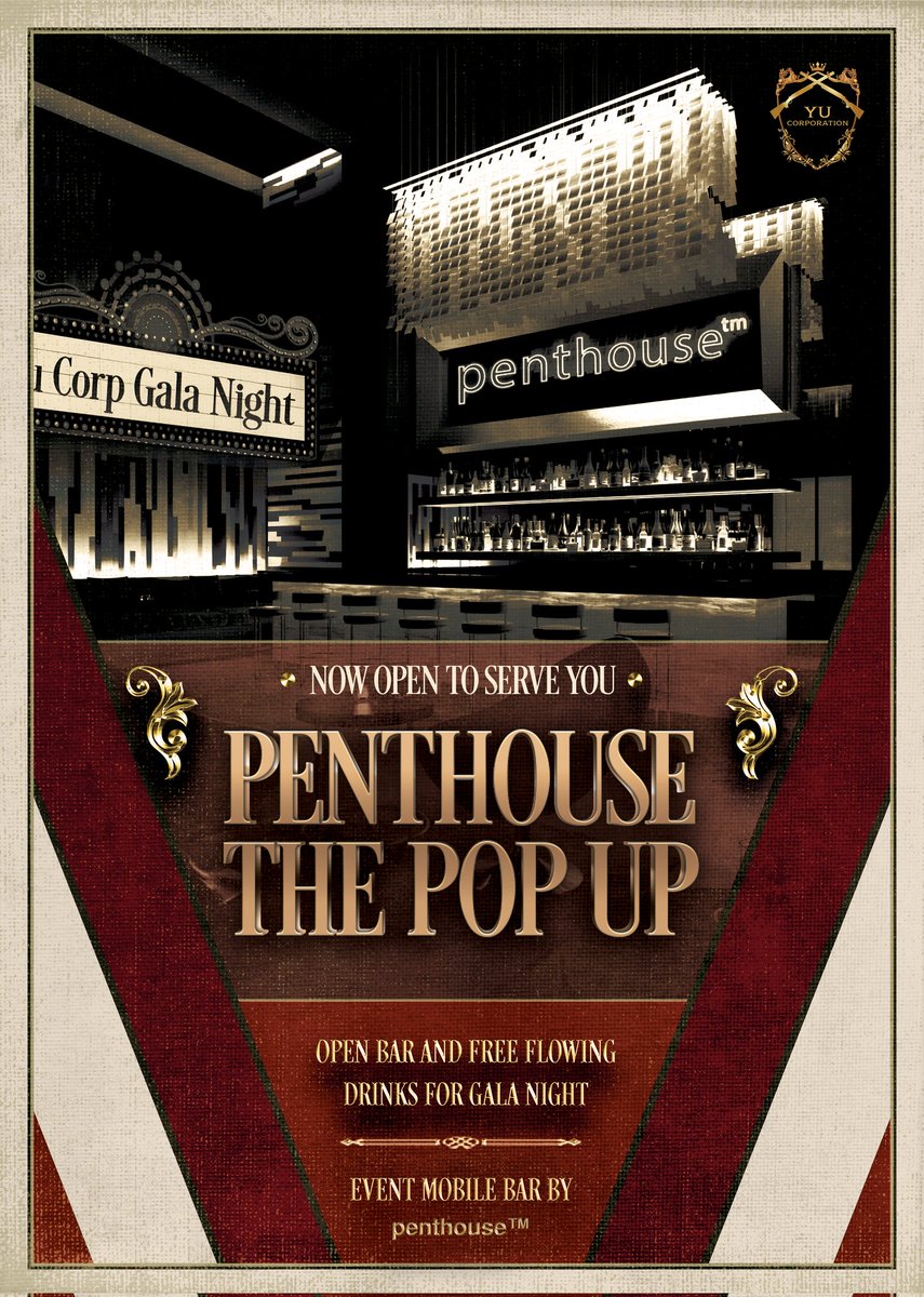 PenthouseBGC's tweet photo. The gin is cold and the piano’s hot here at Penthouse’s Pop-up Bar. The climax is nearing, are you ready for your night's greatest twist?

#YuCorpMetGala
#YuCorpxMoulinRouge https://t.co/zkfadNkDk7