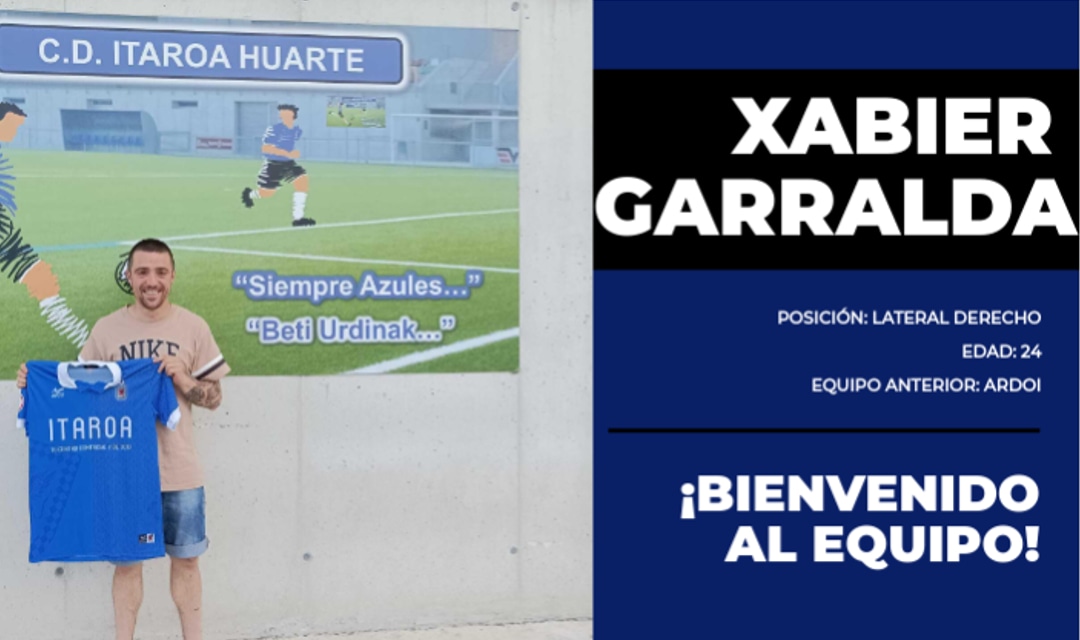 C. D. Itaroa Huarte on Twitter: "COMUNICADO OFICIAL 🗣️ || Xabier Garralda retorna a casa dos años después 🆕 Más nuestro Instagram 🔵⚫ BIENVENIDO DE NUEVO A ⚫🔵 https://t.co/ORd0a2ECd3" / Twitter