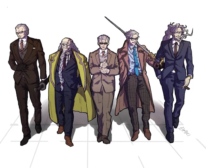 #FGO
最近のストーリー攻略編成。
完全にアレな絵面で異聞帯を摘み取る汎人類史老人会。

柳生・張角・李書文・新茶・レジライ 