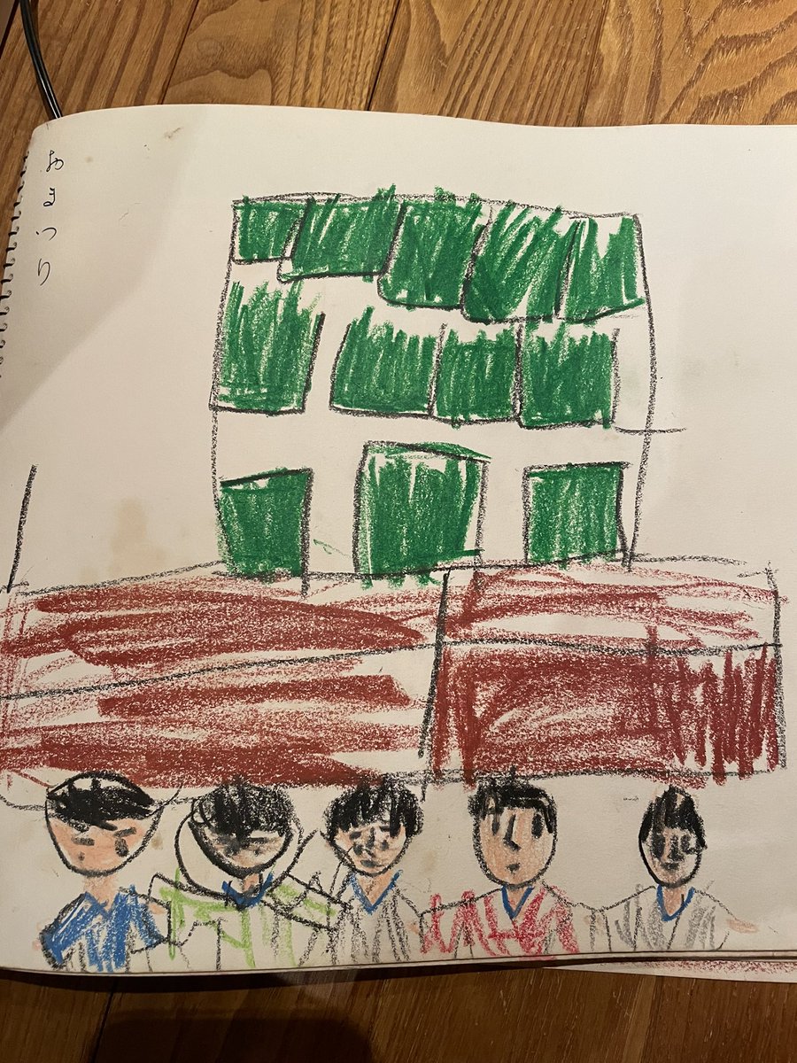 幼稚園の時描いた人物がネームのキャラとあんまり変わらない件。 