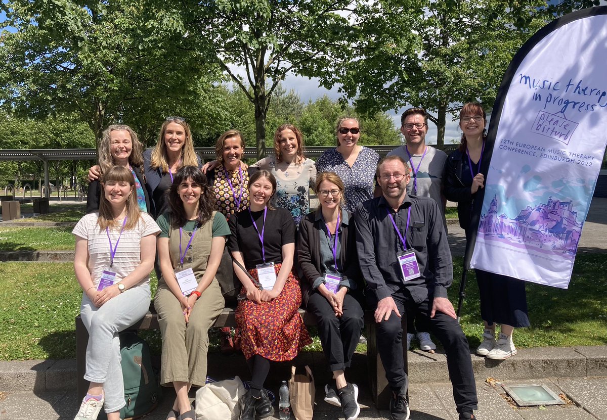 Team @nordoffrobbins say a huge THANK YOU 🙌 to #emtc2022 for an inspiring conference #musictherapy #shoogle @musictherapyuk @QMUMusicTherapy @TherapyEuropean 🎶💜☀️