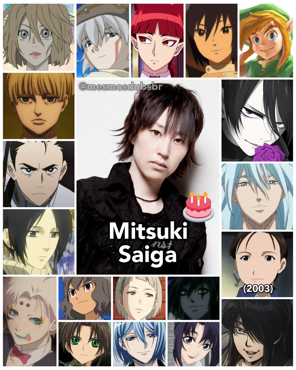 Personagens Com os Mesmos Dubladores! on X: Juro que fiquei chocado pelo  currículo desta mulher; o poder vocal da seiyuu Mitsuki Saiga é  simplesmente incrível! Mitsuki é conhecida por ser a voz