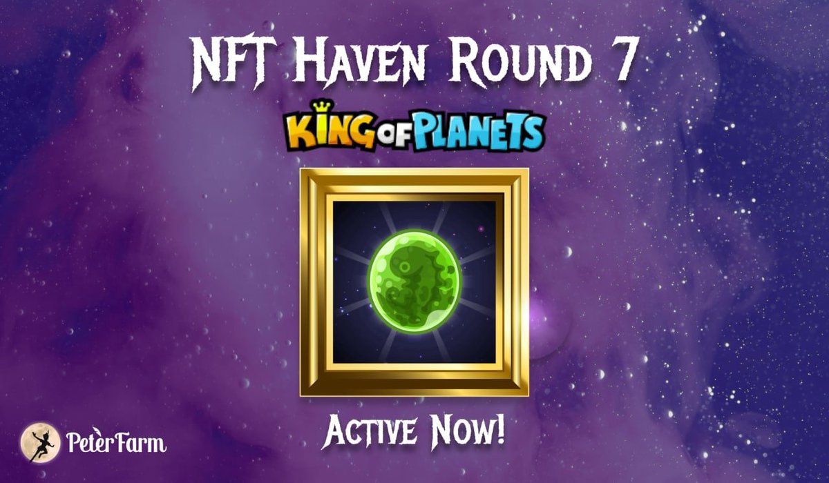 🧚‍♂️ NFT Haven Round 7: @King_of_Planets Pools Open🧚‍♂️

NFT Haven Round 7: King of Planets is now open!

NFT Haven Prizes
Stake PAN or wCLOCK: KOP #120, KOP #2766, KOP #4127, KOP #4128

Participate to earn exclusive NFTs!

NFT Haven: peterfarm.neverland.finance/nft-haven