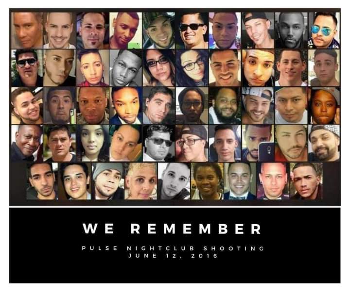 6 years ago 49 beautiful souls were taken from this world #RememberingPulse #PulseNightclub 💜💙💚💛🧡❤💔