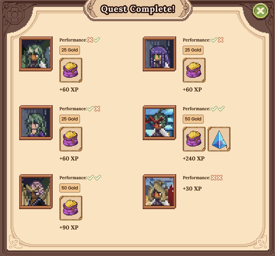 DFKnous's tweet photo. At about 8:15 last night (waited a tad too long), I sent all my heroes with 25+ INT on the Alchemist Assistant #TrainingQuest -- even though they only had 10 stamina. (Can't afford to wait here!)

One hero happened to land a crystal, and it's still in fourth place this morning... https://t.co/SWRAWhbYI2