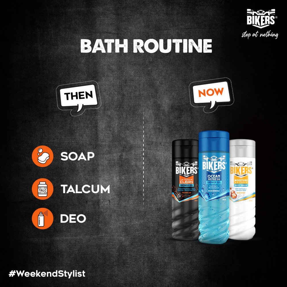 bikersformen's tweet photo. Times have changed and so has the routine of bath.
You're now just one step away from a refreshing bath!
#BikersUnite #BikersForMen #bikersgroomingrange #bikersofinstagram #bikersofinsta #BikersBeardOil #BikersMenShampoo https://t.co/HpuXC6RUL8