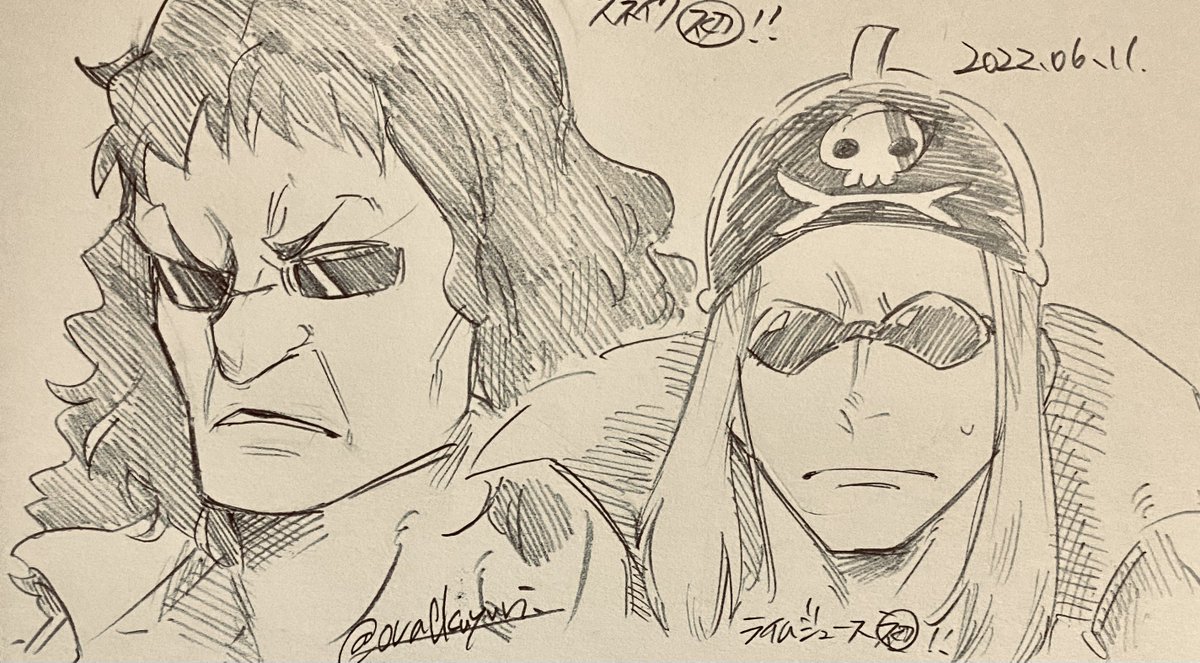 赤髪パイレーツ☠🟥アナログらくがき
ヤソッップさん手癖で描ける～～😂ついでに載せ忘れてたバレ😌 