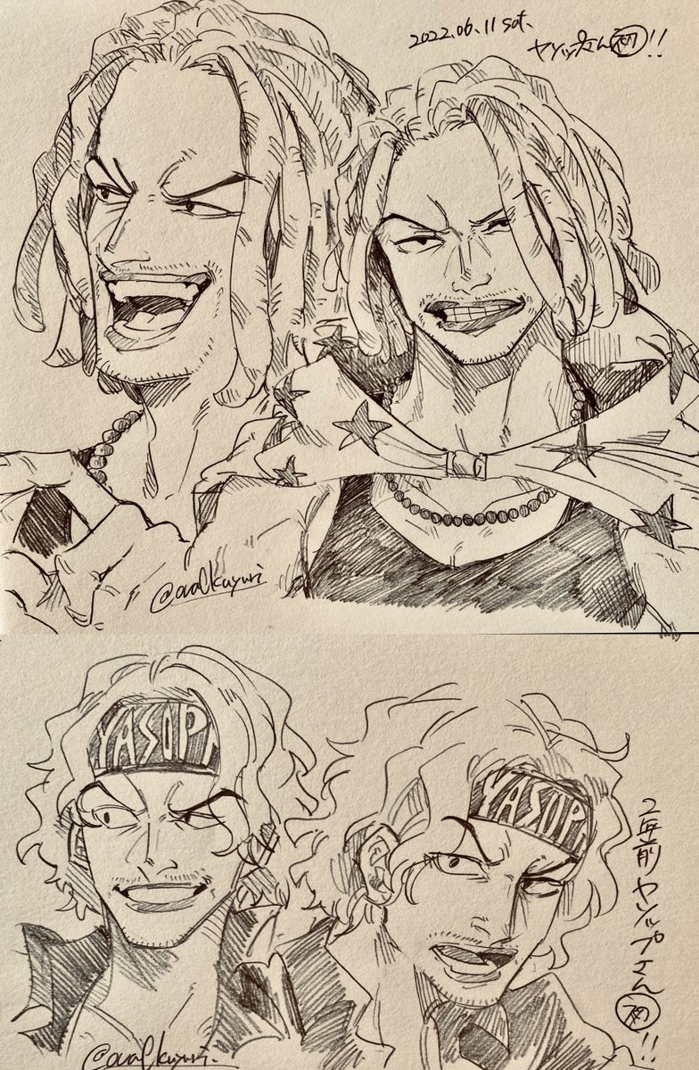 赤髪パイレーツ☠🟥アナログらくがき
ヤソッップさん手癖で描ける～～😂ついでに載せ忘れてたバレ😌 