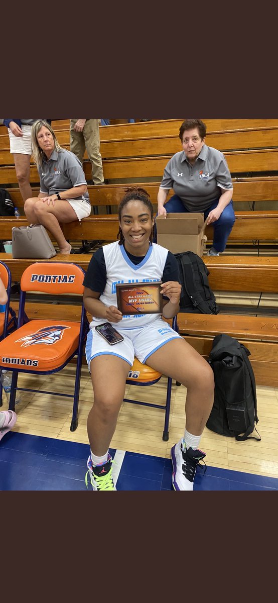 Congrats to <a href="/Kpballin1/">KP 😝</a> on being the MVP at the IBCA All Star game!! #RAIDERPRIDE #THEBROOK #BHS