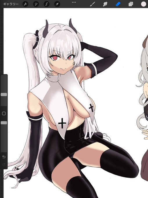 wip、、、全体的に暗い問題というか赤色が足りないね?
あとテカテカしてない 