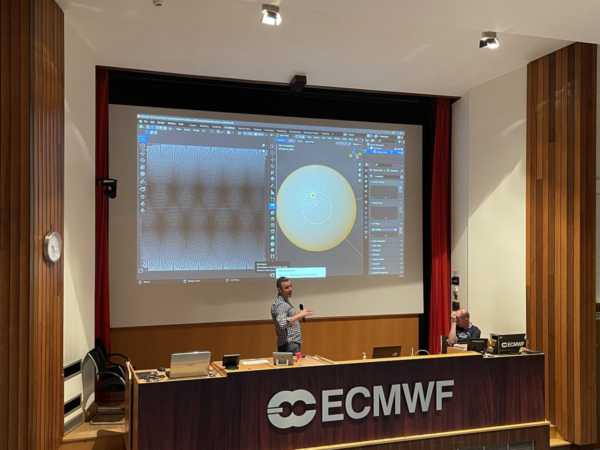 EduardRosert's tweet image. harnessing the power of 3D visualisation software for interactive @CopernicusECMWF ocean wave data🌊 visualisation at #VisMetHack