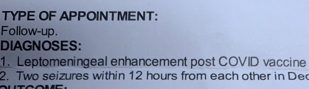 Confirmation that the thickening of the brain lining which was causing my mum’s seizures was due to the Pfizer booster. Neurologist said he seen a lot worse vaccine injuries and mostly in the young. #vaccineinjuries #VaccineDeaths #Pfizer