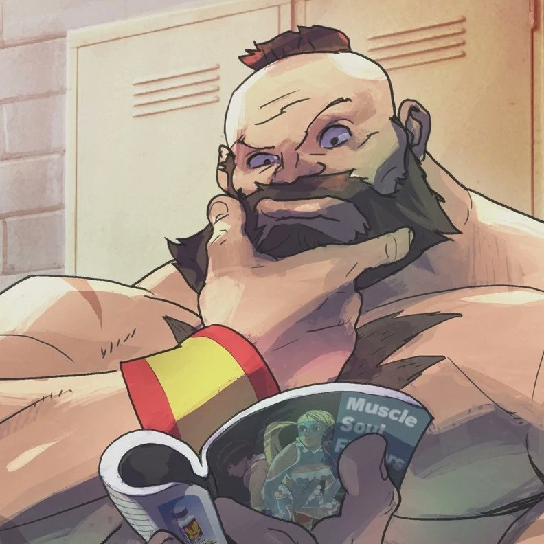 Street Fighter 6 - Zangief Wallpaper - Cat with Monocle
