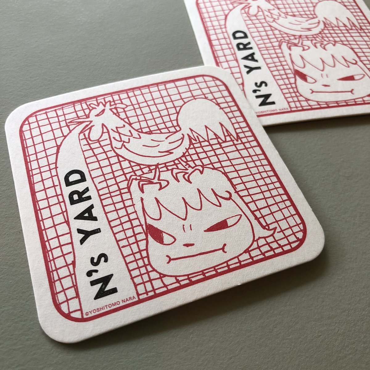 sakura_table's tweet image. it&apos;s funnyest coaster!!!
#yoshitomonara
#konaracafe