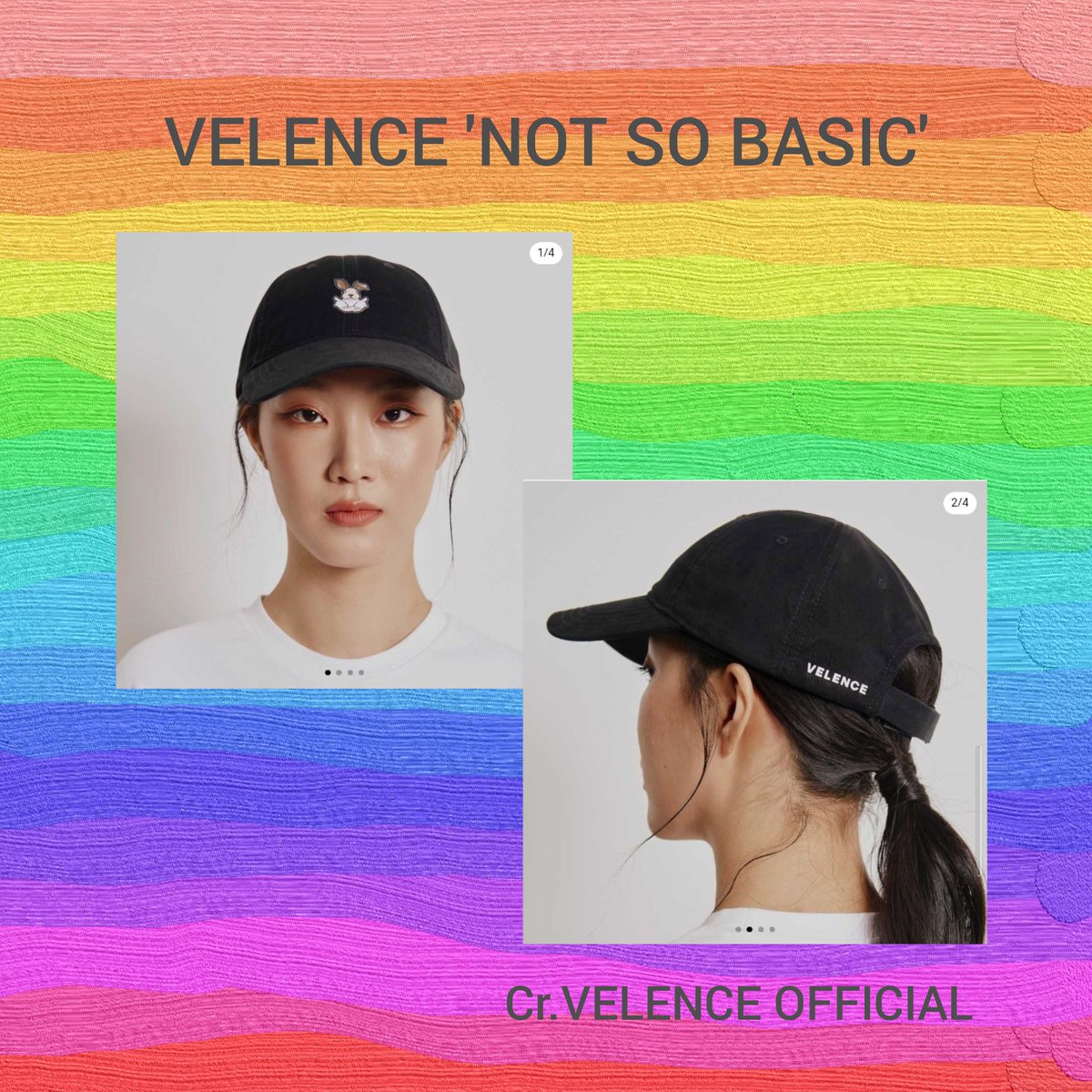 BrightWinMomsJP's tweet photo. 🎉✨㊗️BrightWin母の会 フォロワー様感謝祭✨🎊

①VELENCE 'NOT SO BASIC' 黒キャップ
WinくんブランドVELENCE🐰シリーズ
夏のお出かけにどうぞ

こちらのプレゼントをご希望の方は、この投稿をリツイート、または引用リツイートをしてください🖤
Twitterからのご応募はいずれか1回だけです☝

⬇️続く https://t.co/KtYCoippnd