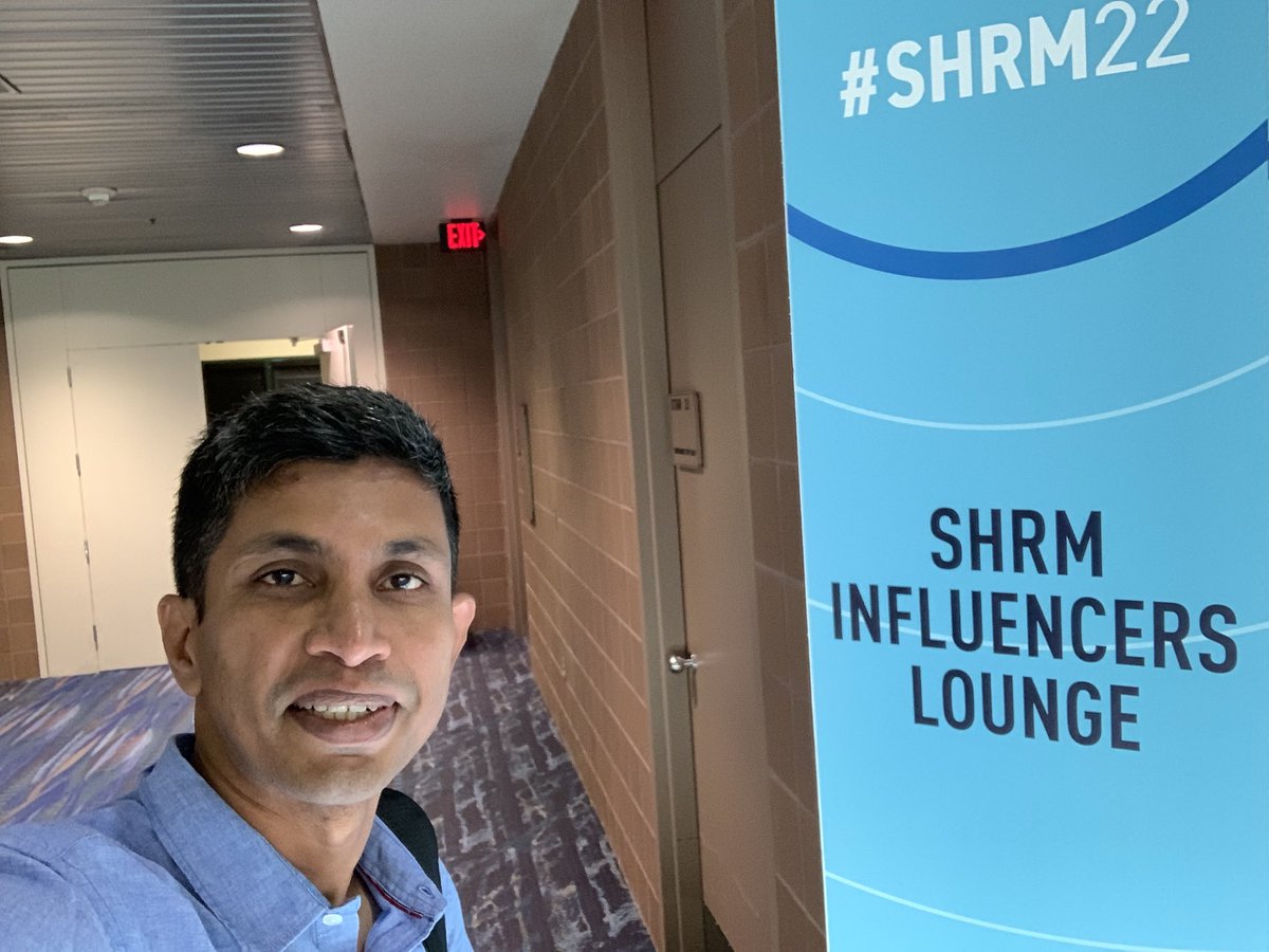 anisharavind's tweet photo. Iโm here at last ๐ first glimpse of #SHRM22 from #NOLA - like last time at #shrm19, I bump into @ArchanaJerath from @SHRMindia before I reach the #SHRM22Influencer lounge - first one to report today I guess #shrm22selfie is now live ๐ Letโs brace to #CauseTheEffect https://t.co/zni0YJC1VM