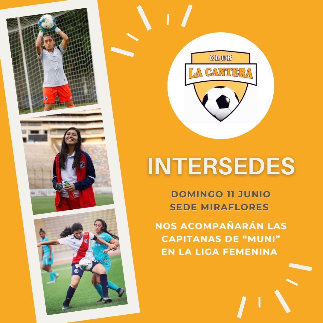clublacantera's tweet photo. DÍA DE INTERSEDES ⚽️🧡

CANTERANA no te lo puedes perder, habrá fútbol, goles, mucha diversión y además recibiremos la visita de las “capis” del ECHA MUNI 😉⚽️

¡Nos vemos en la cancha!⚽️🧡

#SomosCantera
#ADNcantera
#Intersedes 
#FútbolFemenino https://t.co/AlggjJV6Zh