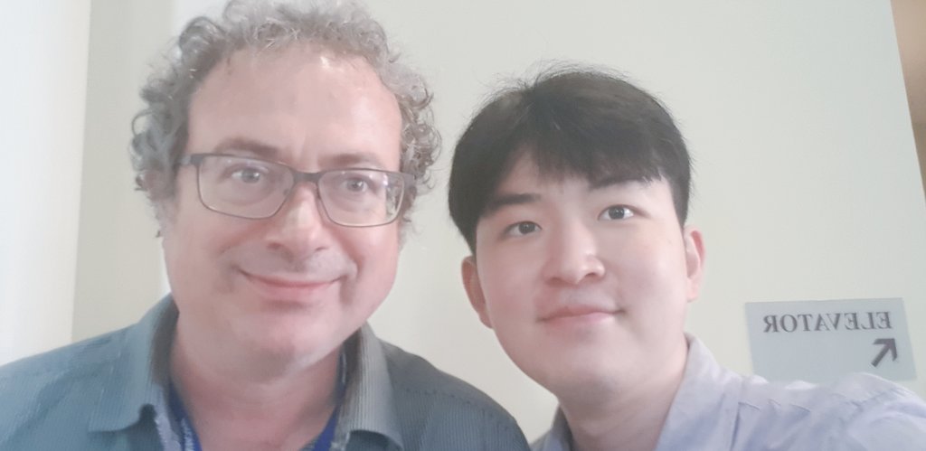 Minsu Abel Yang (@abeyangneuro) on Twitter photo With my hero, <a href="/nathanieldaw/">Nathaniel Daw</a>
I promise I'll bring nice paper next time until meeting you again #RLDM2022 With my hero, <a href="/nathanieldaw/">Nathaniel Daw</a>
I promise I'll bring nice paper next time until meeting you again #RLDM2022