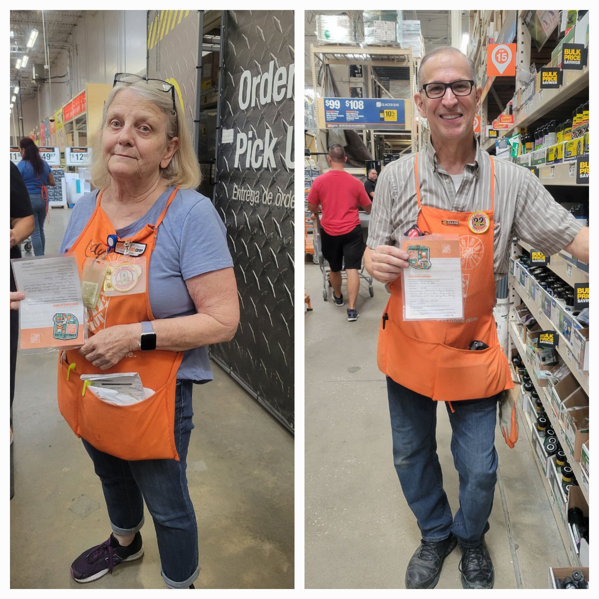 Thank you to Candace and Rick for providing our customers Online and In-store with Excellent Customer Service! You both ROCK!! 0245 KEEPing the Orange Promise! <a href="/BrianGuerard/">Brian G</a> @Cff025Fines <a href="/gsl8927/">#245 Carrollwood Home Depot</a> <a href="/WayneKeller0245/">Wayne Keller</a> <a href="/OscarOwens8/">Oscar Owens</a> <a href="/pamela_h_fl/">Pamela Hixenbaugh</a>