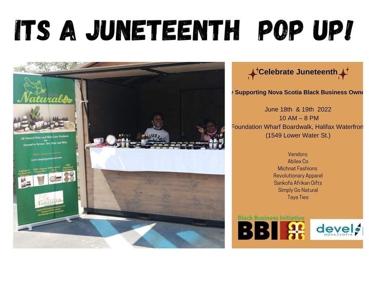 It’s a pop-up market weekend at the #halifaxwaterfront 💃🏻💃🏻
:
Join us on Saturday June 18, 11am-5pm and celebrate #juneteenth 
:
#halifaxevents 
#downtownhalifax 
#novascotiamakers 
#juneteenth2022