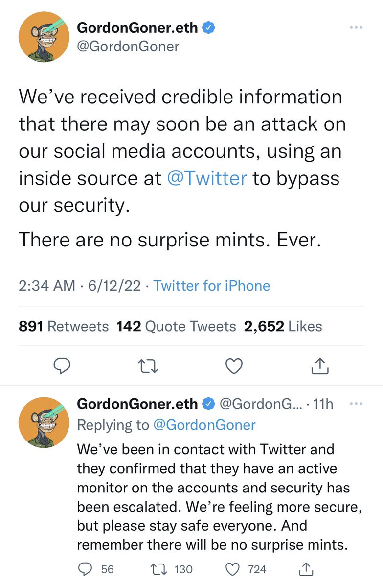 Bored ape yacht club co founder warns of a possible attack incoming