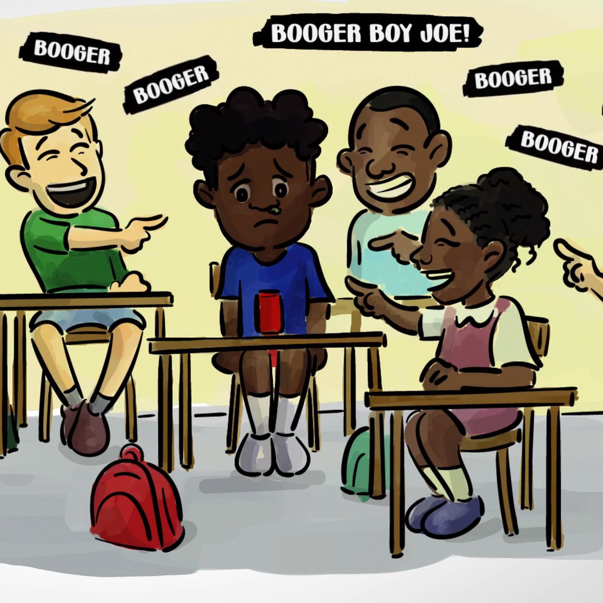 DaDa_Diddle's tweet image. Booger Boy Joe is out! Don’t be a bully! Intentional or not, be the bigger person!
#dadadiddle #school #dontbeabully #kidsneedgoodmusic #music #Parents #teacher #student 
youtu.be/ULJotKyyUx0