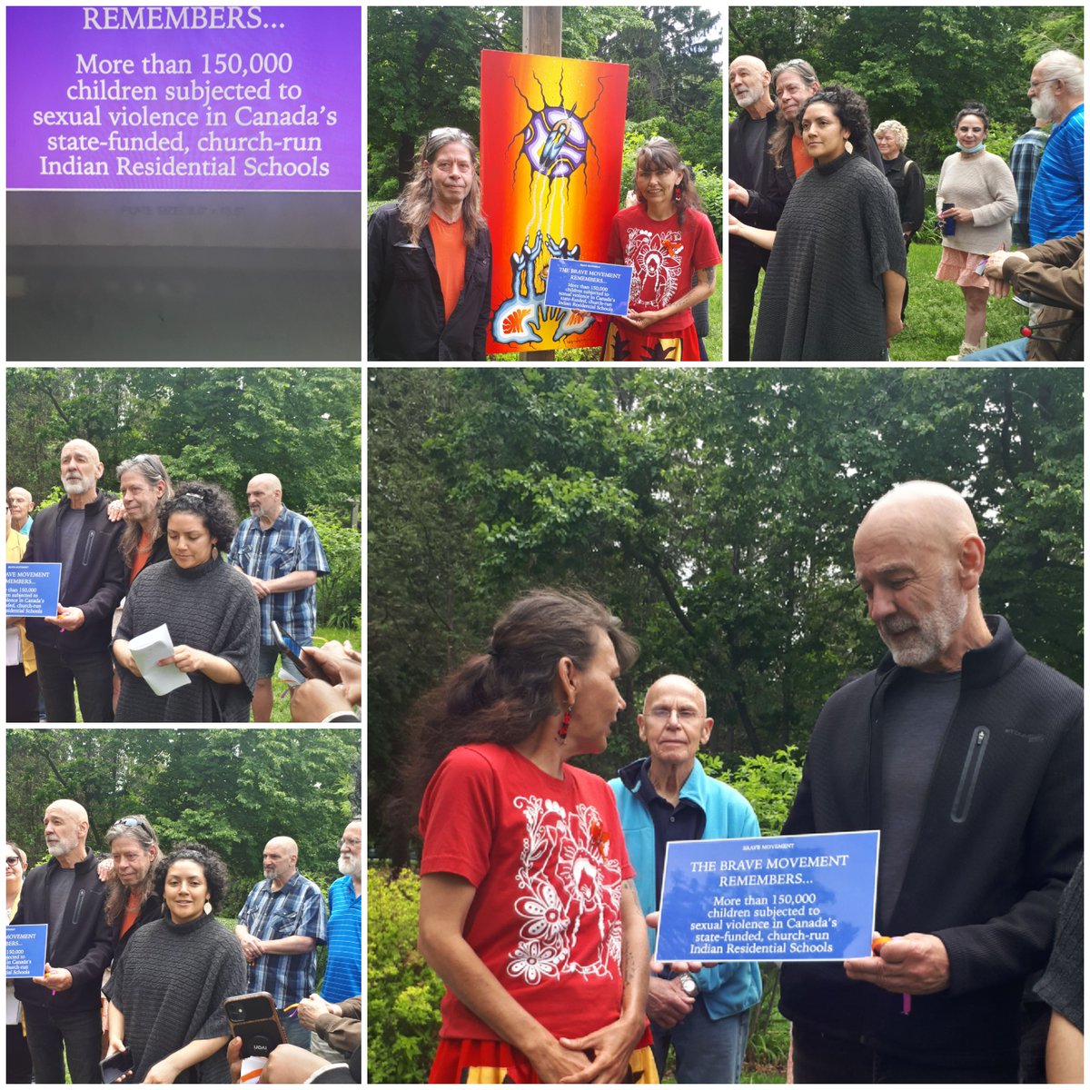 gottogetoutof's tweet photo. @BeBraveGlobal with almost 70,000 signatures 
Please join us in ending childhood sexual violence #Bravemovement #Canada and the world 
More than 150,000 children subjected to sexual violence in Canada's state-funded, church-run Indian Residential schools https://t.co/uqG9kt4jH7